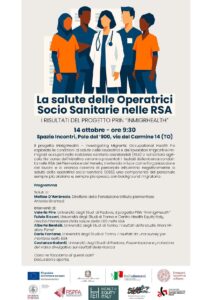 La salute delle Operatrici Socio Sanitarie nelle RSA Thumb